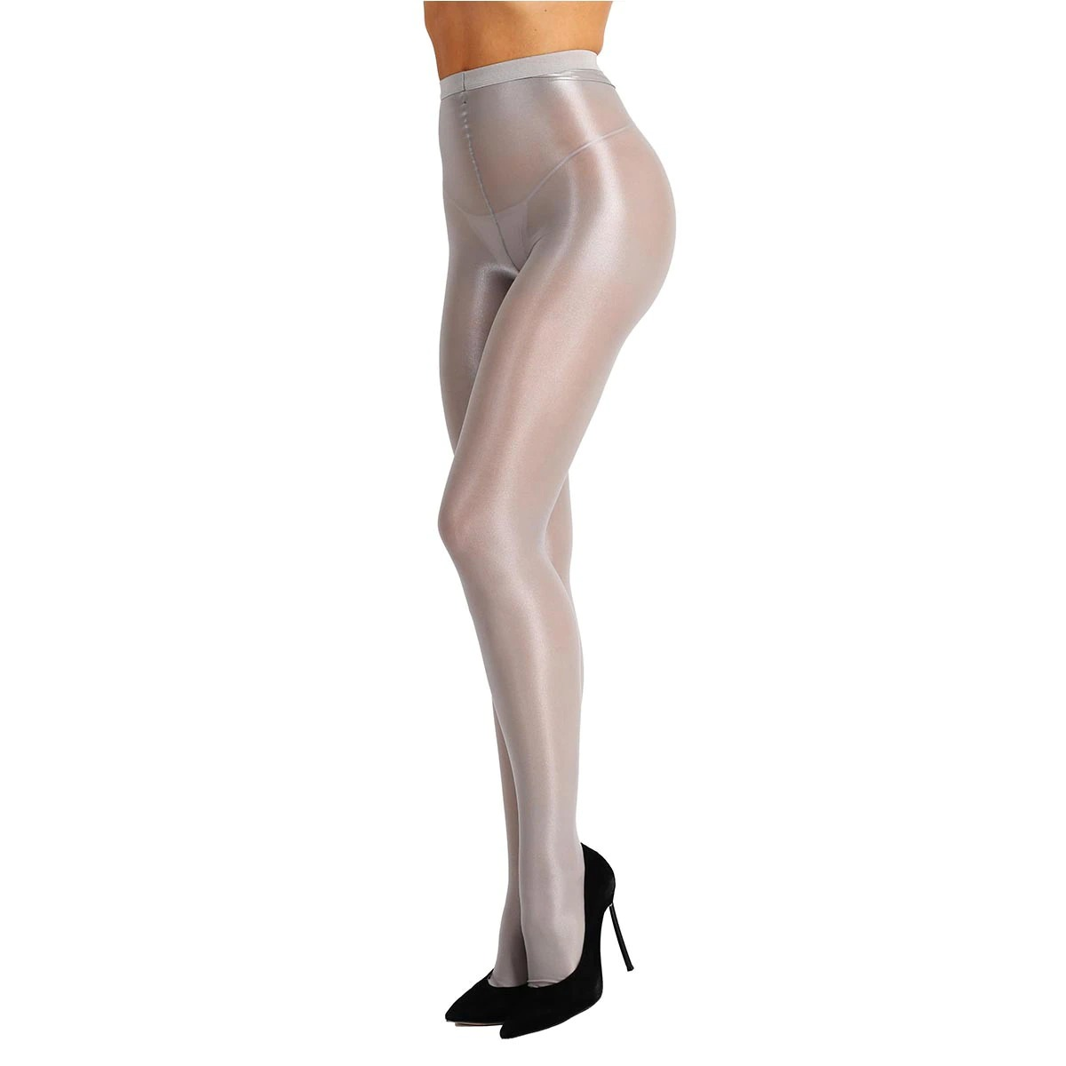 Ultra Shiny Sexy Stockings / Full Footed Tights Silky Sheer Pantyhose - EVE's SECRETS