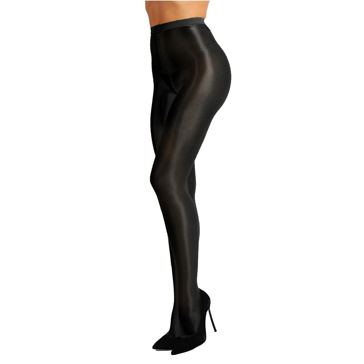 Ultra Shiny Sexy Stockings / Full Footed Tights Silky Sheer Pantyhose - EVE's SECRETS