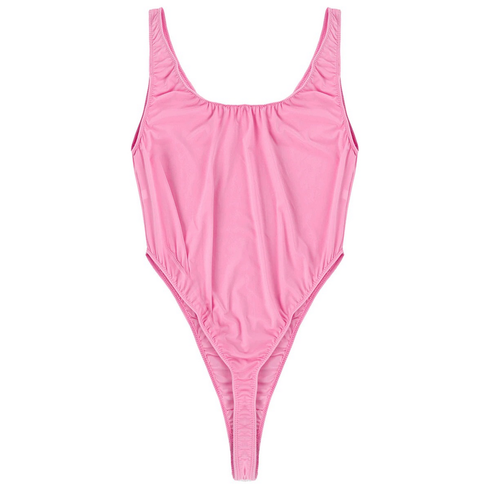 Ultra-thin Exotic Men's Solid Sleeveless Bodysuit / Male Sexy U Neck High Cut Lingerie - EVE's SECRETS