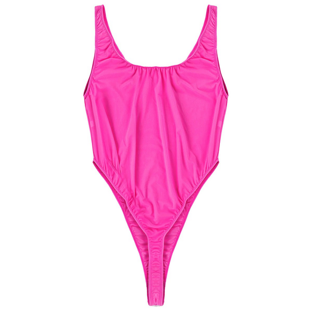 Ultra-thin Exotic Men's Solid Sleeveless Bodysuit / Male Sexy U Neck High Cut Lingerie - EVE's SECRETS