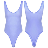 Ultra-thin Exotic Men's Solid Sleeveless Bodysuit / Male Sexy U Neck High Cut Lingerie - EVE's SECRETS