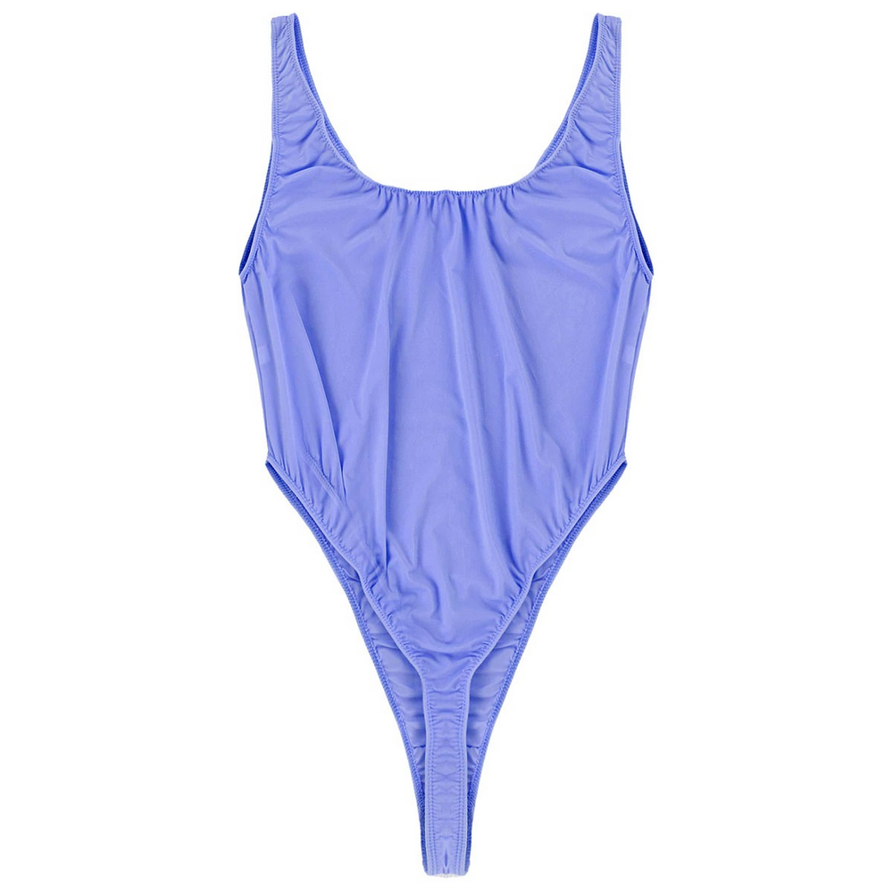 Ultra-thin Exotic Men's Solid Sleeveless Bodysuit / Male Sexy U Neck High Cut Lingerie - EVE's SECRETS