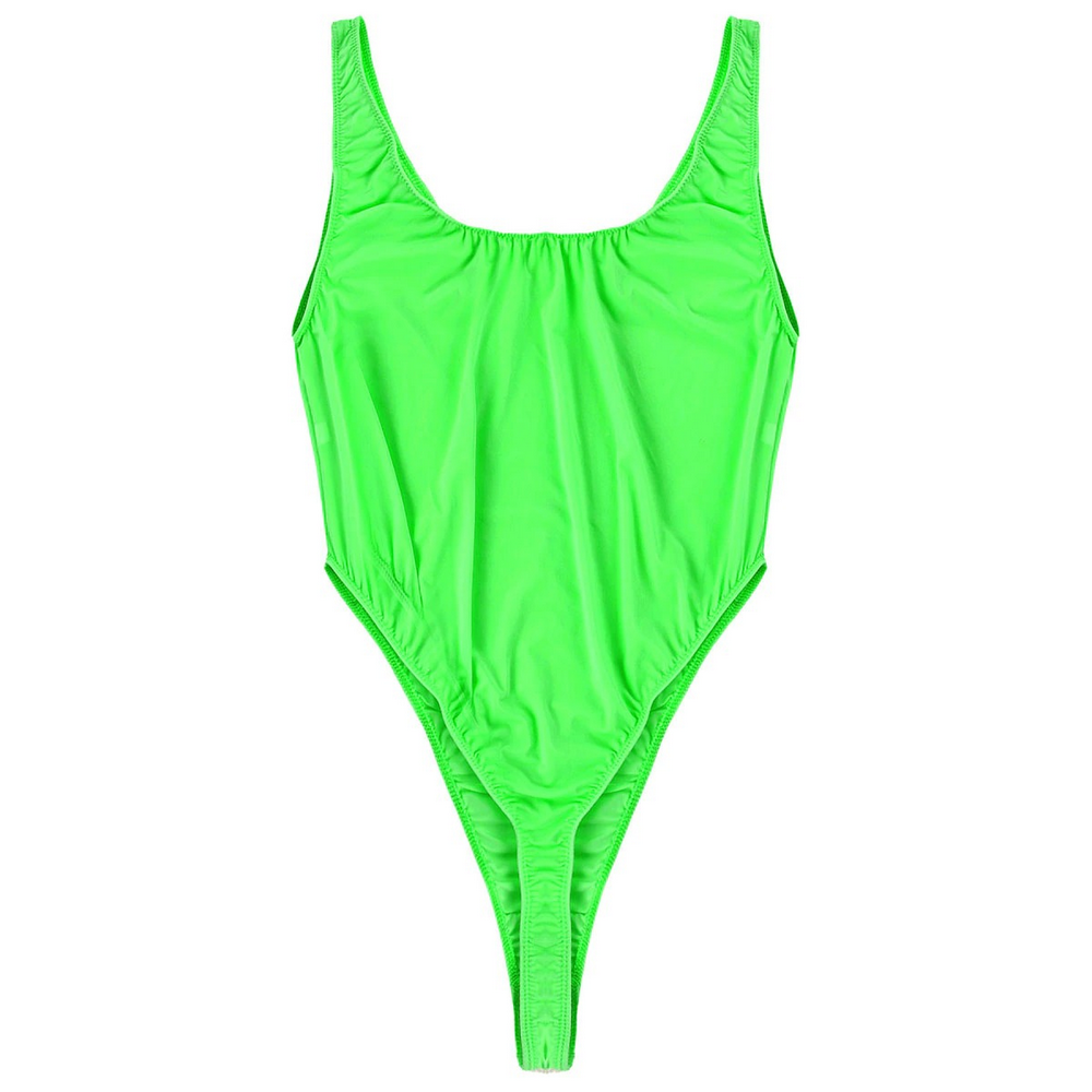 Ultra-thin Exotic Men's Solid Sleeveless Bodysuit / Male Sexy U Neck High Cut Lingerie - EVE's SECRETS