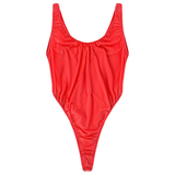 Ultra-thin Exotic Men's Solid Sleeveless Bodysuit / Male Sexy U Neck High Cut Lingerie - EVE's SECRETS