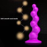 Unisex Anal Beads / Pink Sex Toys With Sucker / Soft And Smooth Silicone Massager - EVE's SECRETS