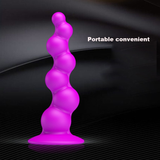 Unisex Anal Beads / Pink Sex Toys With Sucker / Soft And Smooth Silicone Massager - EVE's SECRETS