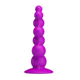 Unisex Anal Beads / Pink Sex Toys With Sucker / Soft And Smooth Silicone Massager - EVE's SECRETS