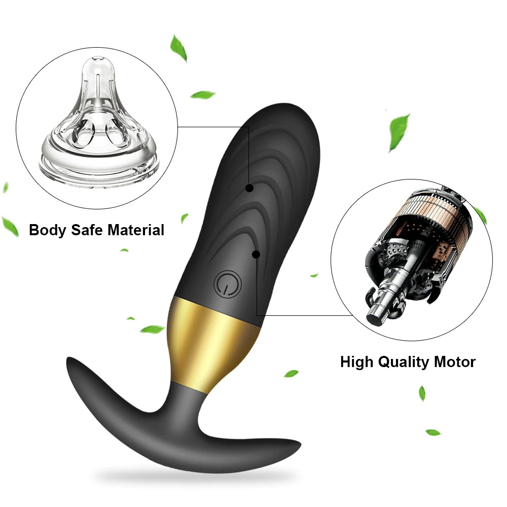 Unisex Anal Plug Vibrator / Adult Remote Control Butt Plug / Anal Dildo Toy - EVE's SECRETS