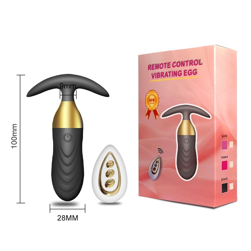Unisex Anal Plug Vibrator / Adult Remote Control Butt Plug / Anal Dildo Toy - EVE's SECRETS