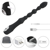 Unisex Anal Vibrator with Long Beads / Male Anal Prostate Massager / Adult Women Sex Toy - EVE's SECRETS