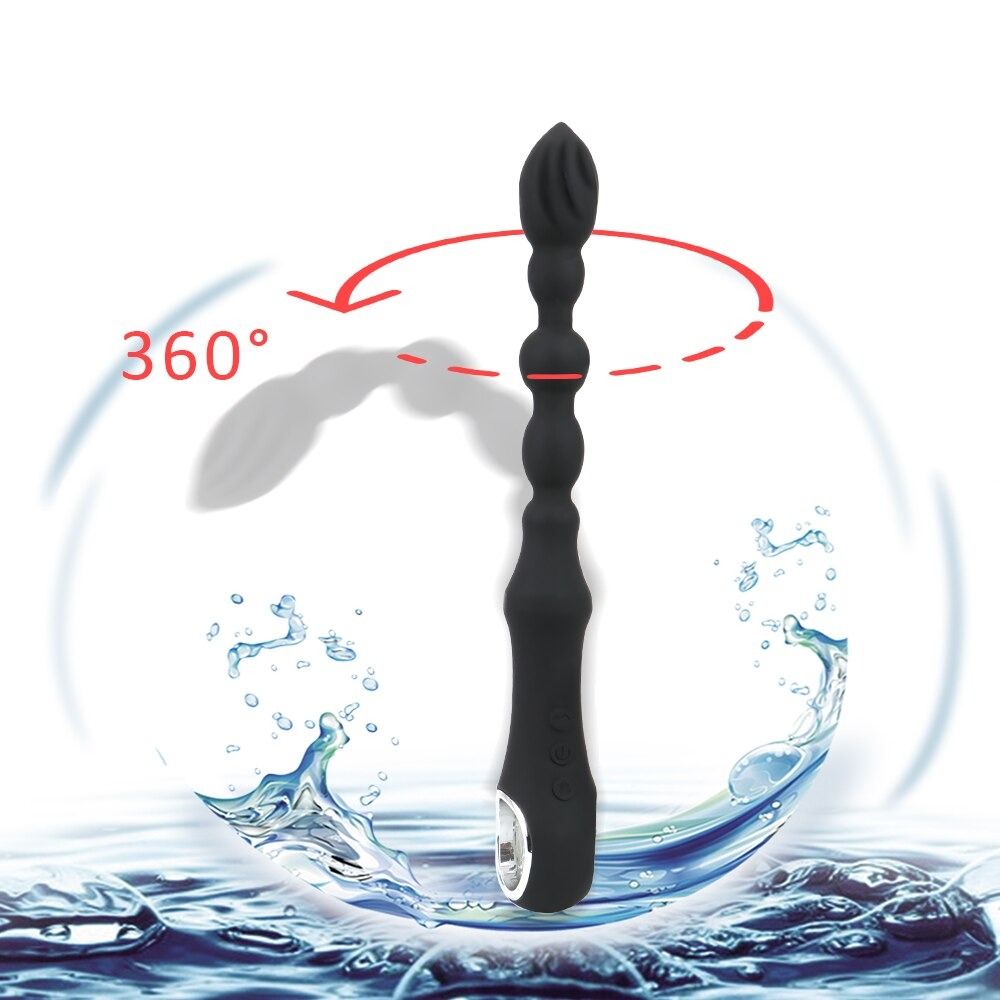 Unisex Anal Vibrator with Long Beads / Male Anal Prostate Massager / Adult Women Sex Toy - EVE's SECRETS