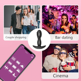 Unisex Anal Vibrator with Remote Control / Dual Thrusting Dildo Vibrator / Adult Sex Toy - EVE's SECRETS