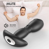 Unisex Anal Vibrator with Remote Control / Dual Thrusting Dildo Vibrator / Adult Sex Toy - EVE's SECRETS