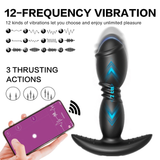 Unisex Anal Vibrator with Remote Control / Dual Thrusting Dildo Vibrator / Adult Sex Toy - EVE's SECRETS