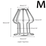 Unisex Anus Masturbator / Stainless Steel Anal Plug / Silver Color Adult Sex Toys - EVE's SECRETS