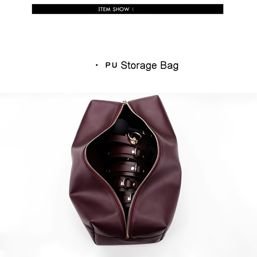 Unisex BDSM Toys / Genuine Leather Sex Games Kits / Erotic 12 PC Set For Your Enjoy - EVE's SECRETS