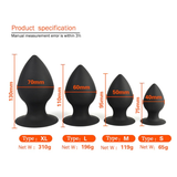 Unisex Big Anal Sex Toys for Adult / Large Erotic Anal Butt Plug - EVE's SECRETS