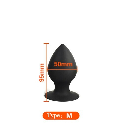 Unisex Big Anal Sex Toys for Adult / Large Erotic Anal Butt Plug - EVE's SECRETS