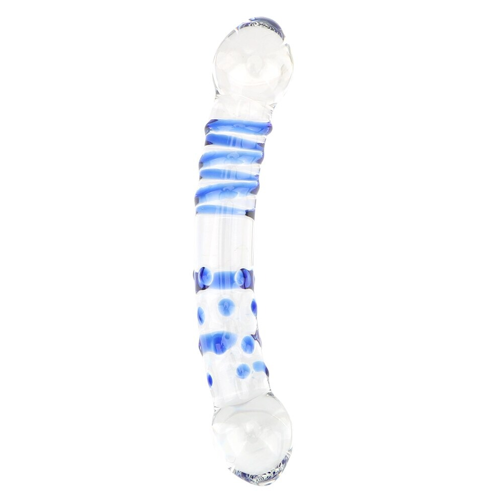 Unisex Glass Dildo Masturbator / Adult Crystal Fake Penis / Glass Anal Sex Toy - EVE's SECRETS