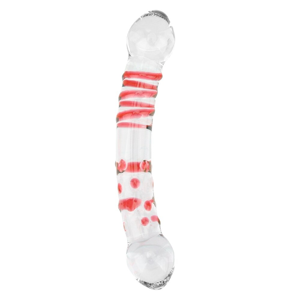 Unisex Glass Dildo Masturbator / Adult Crystal Fake Penis / Glass Anal Sex Toy - EVE's SECRETS