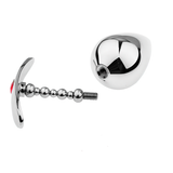 Unisex Metal Anal Plug With Flexible Head / Silver Anus Masturbator / Adult Sex Toys - EVE's SECRETS