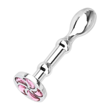 Unisex Metal Anal Sex Toy / Adult Stimulation Prostate Massager / Glass Butt Plug - EVE's SECRETS