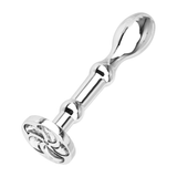 Unisex Metal Anal Sex Toy / Adult Stimulation Prostate Massager / Glass Butt Plug - EVE's SECRETS