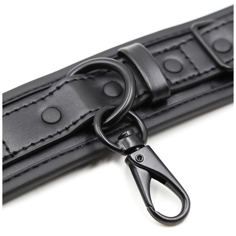 Unisex PU Leather BDSM Handcuffs / Adult Sex Toy / Erotic Handcuffs for Sex Games - EVE's SECRETS
