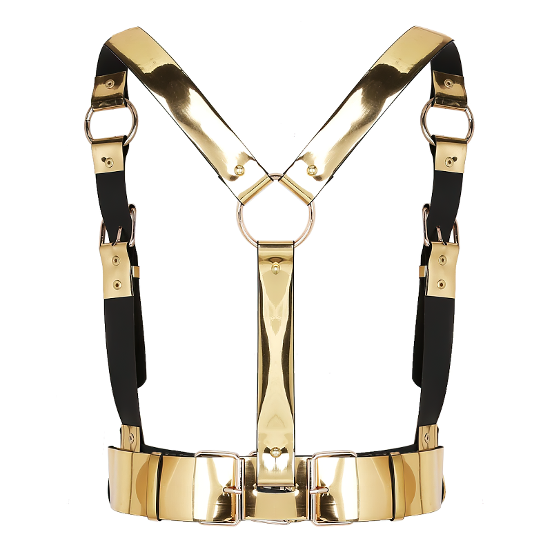 Unisex Punk Festival PU Leather Body Bondage Belt / Sexy Harness for Women and Men - EVE's SECRETS