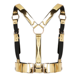 Unisex Punk Festival PU Leder Body Bondage Gürtel / Sexy Harness für Damen und Herren