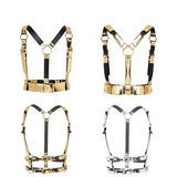 Unisex Punk Festival PU Leather Body Bondage Belt / Sexy Harness for Women and Men - EVE's SECRETS