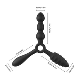 Unisex Silicone Anal Butt Plug / Prostate Stimulator for Male / Ladies Vaginal Massager - EVE's SECRETS