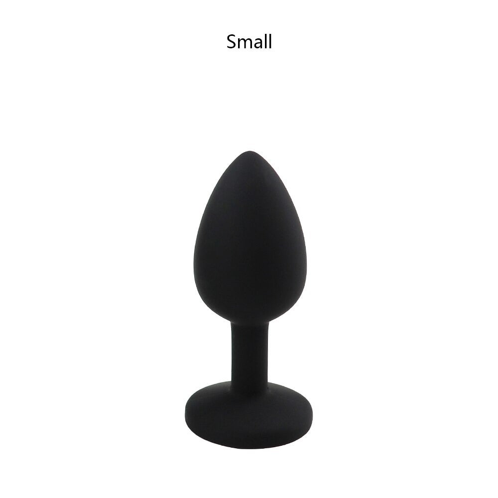 Unisex Silicone Butt Plug / Anal Plugs Sex Stopper in 3 Different Sizes / Adult Anal Trainer - EVE's SECRETS