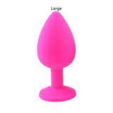 Unisex Silicone Butt Plug / Anal Plugs Sex Stopper in 3 Different Sizes / Adult Anal Trainer - EVE's SECRETS