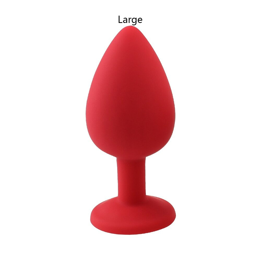 Unisex Silicone Butt Plug / Anal Plugs Sex Stopper in 3 Different Sizes / Adult Anal Trainer - EVE's SECRETS