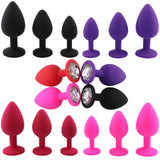 Unisex Silicone Butt Plug / Anal Plugs Sex Stopper in 3 Different Sizes / Adult Anal Trainer - EVE's SECRETS