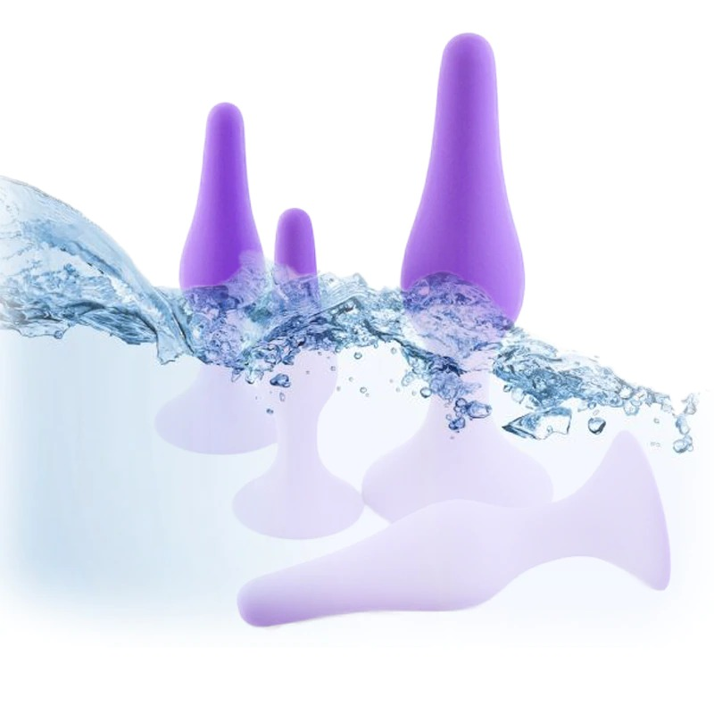 Unisex Silicone Butt Plug Set for Adult / Erotic Sex Toy Anal Plug - EVE's SECRETS