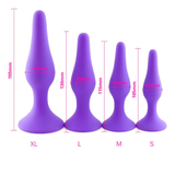 Unisex Silicone Butt Plug Set for Adult / Erotic Sex Toy Anal Plug - EVE's SECRETS