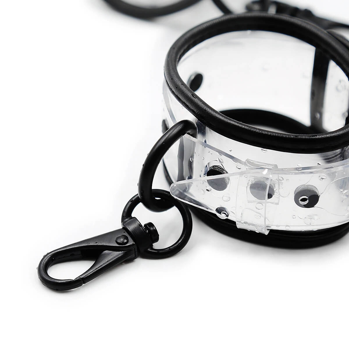 Unisex Transparent BDSM Set for Couples / Adjustable Collar With Chain / Adult Sex Toys - EVE's SECRETS