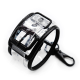 Unisex Transparent BDSM Set for Couples / Adjustable Collar With Chain / Adult Sex Toys - EVE's SECRETS