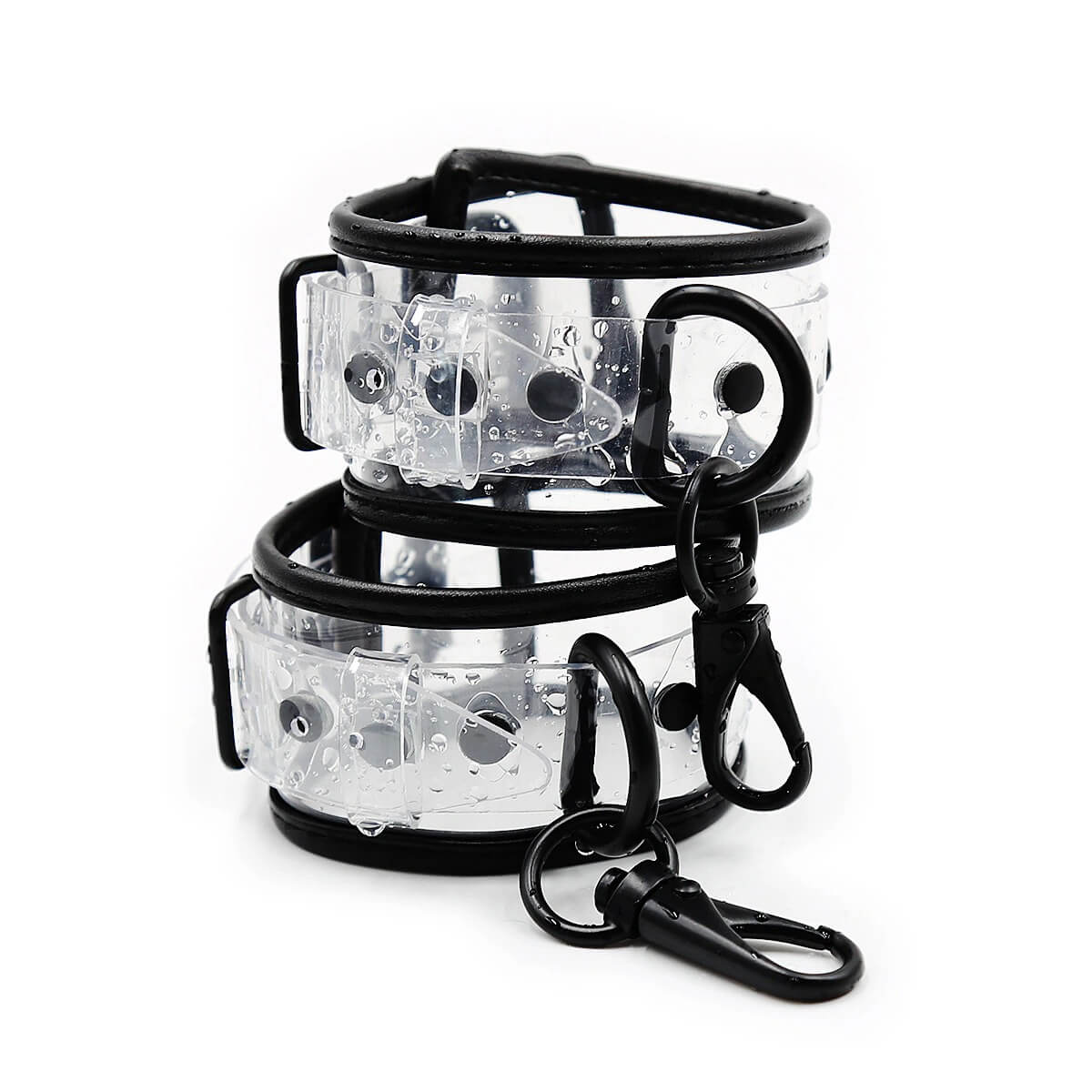 Unisex Transparent BDSM Set for Couples / Adjustable Collar With Chain / Adult Sex Toys - EVE's SECRETS