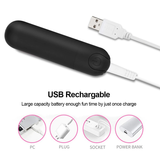 USB Charge Powerful Mini Bullet Vibrator / Women's Clitoral G-Spot Stimulator - EVE's SECRETS
