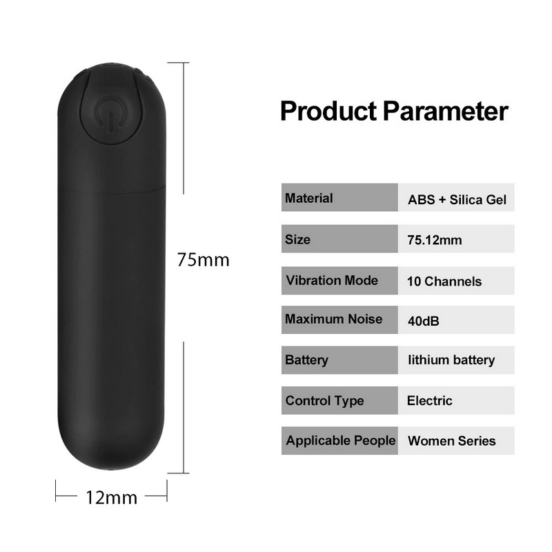 USB Charge Powerful Mini Bullet Vibrator / Women's Clitoral G-Spot Stimulator - EVE's SECRETS