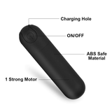 USB Charge Powerful Mini Bullet Vibrator / Women's Clitoral G-Spot Stimulator - EVE's SECRETS