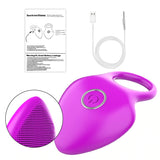 USB Charging Cock Ring Vibrator / 10 Vibration Modes Penis Massager / Sex Toys for Men and Couples - EVE's SECRETS
