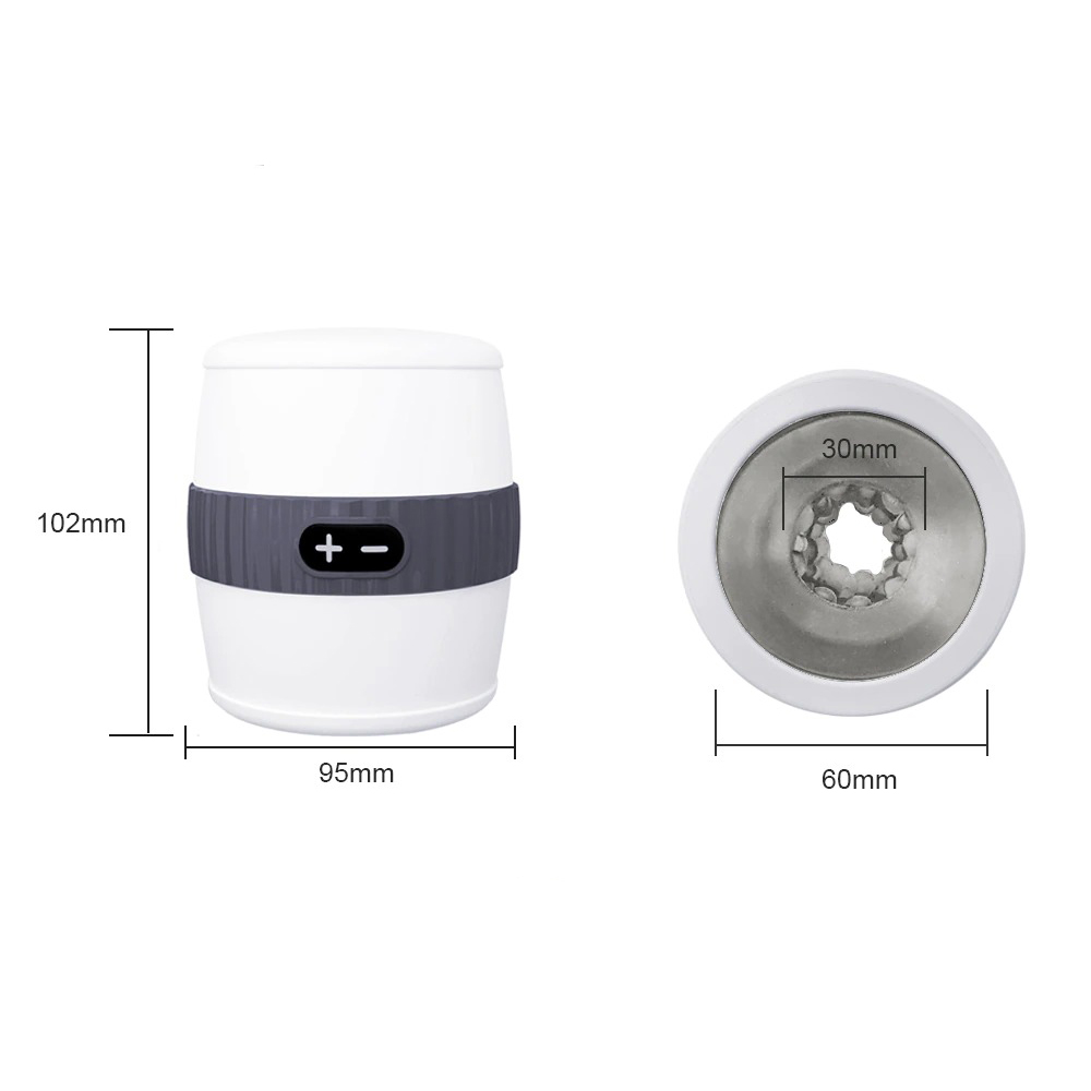 USB Rechargeable Male Masturbation Cup / Men's Glans Stimulator / Penis Vibrator - EVE's SECRETS