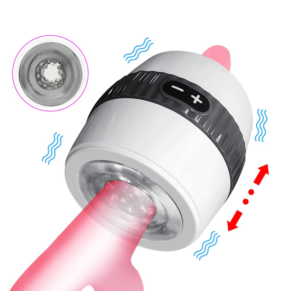 USB Rechargeable Male Masturbation Cup / Men's Glans Stimulator / Penis Vibrator - EVE's SECRETS