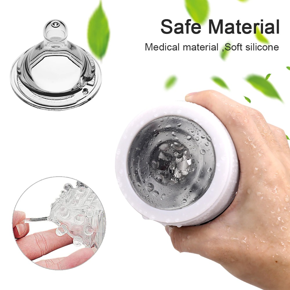 USB Rechargeable Male Masturbation Cup / Men's Glans Stimulator / Penis Vibrator - EVE's SECRETS
