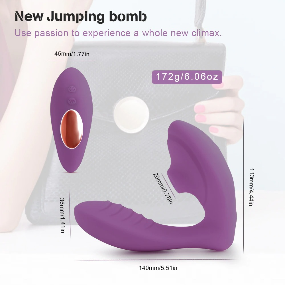 Vagina Sucking Vibrator for Women / Clitoris Stimulate Double Vibration with 10 Speeds - EVE's SECRETS