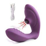 Vagina Sucking Vibrator for Women / Clitoris Stimulate Double Vibration with 10 Speeds - EVE's SECRETS